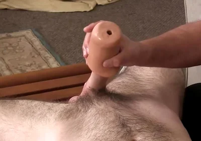 Jerked off with a Pocket Pussy