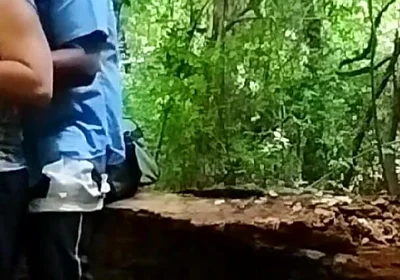 Passenger Caught the Bus Driver in the Woods