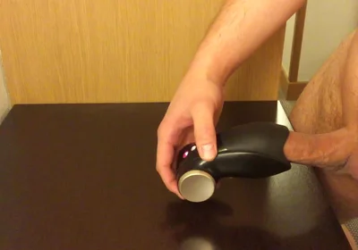 Triple Cumshot in My Hotel Room Using Fun Factory Glans Vibrator