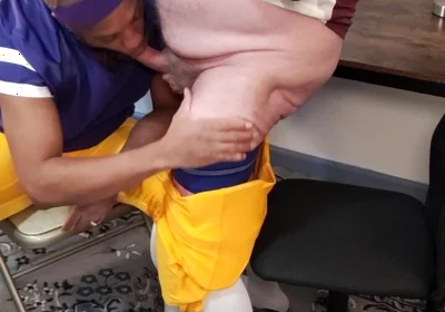 Coach Teaches Player How to Handle Balls