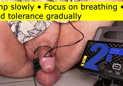 E-stim Tutorial: Bipolar Magictrode Glans Stimulation