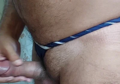 Ladysilva Masturbating in the Bathroom in Sexy Bikini