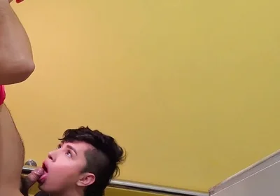 Cruising with Twink From the Building Who Loves to Suck Cock