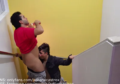 Cruising with Twink From the Building Who Loves to Suck Cock