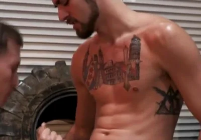 NextDoorRaw - Isaac Parker restrained & dildo fucked