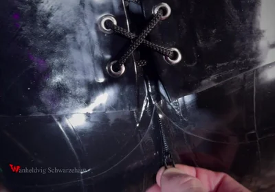 Rikki Gas Mask Session Latex Suit, Sex Machine, Drooling & Full Restraint