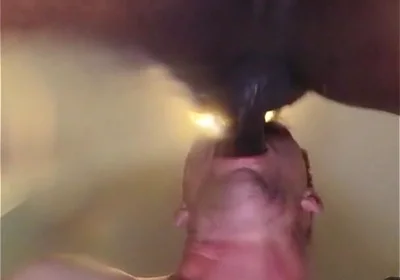 Big Dan Gags Sucking My Dick