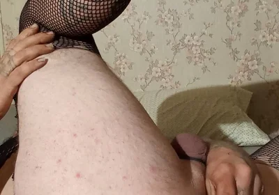 Crossdresser Prostate Massage Leads to Huge Cumshot