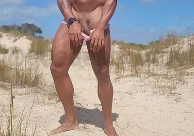 Masturbation on the Beach