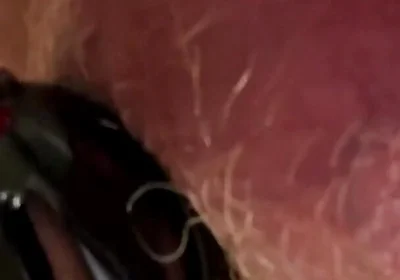 Pissing with a Cock Cage on