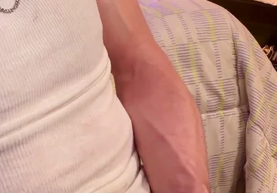 Watch as I Jerk off with Beater on Bust Big Close up of It