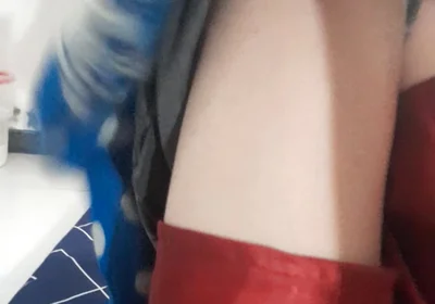 Wearing Mini Satin Skirt Inside Shorts
