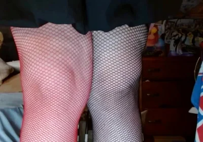 Fat Crossdressing Sissy gets low while dancing