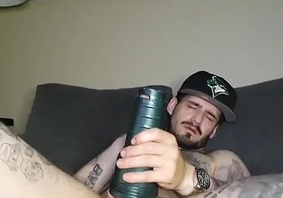 Young Hot Stud and His Fleshlight Part 3