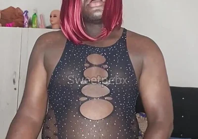 Jerking off My Dick with My Lingerie