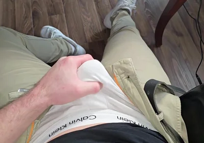 POV College Pump! Muscular Stepdaddy Hardens Thick Cock & Jerks - Follow on X Phantomgentx