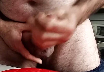 Big Fat Cock Masturbating with My Cock Very Hard Until I Cum a Lot in the Foreground