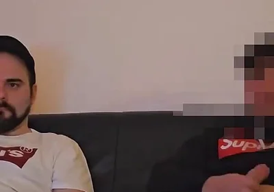 Straight Turkish Buddy First Time Seduced to a Mutual Jerkoff and Blowjob by a Guy