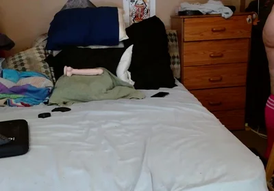 Obese Pig Sissy Cant Get His Tiny Dick Hard