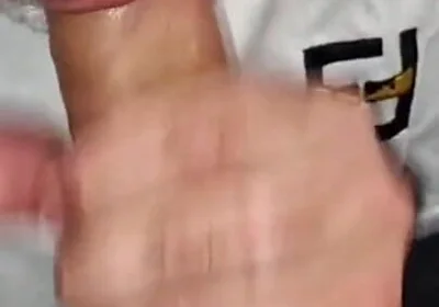 My Stepbrother Takes My Big Cock in His Mouth and Eats All My Cum