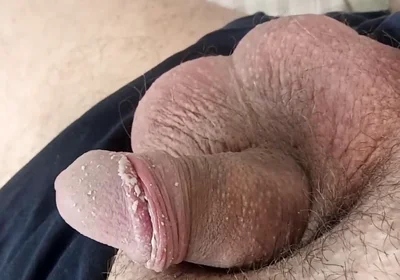 Watch my beautiful white cock shine.