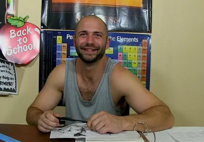 Interviewing Hunky David