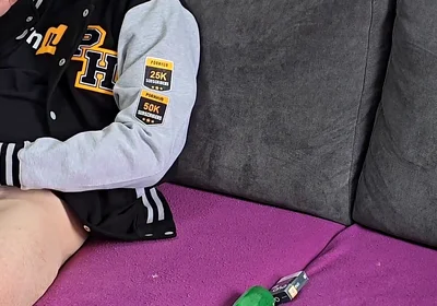 Horny Man Masturbating Until He Loses Control and Cums so Hard