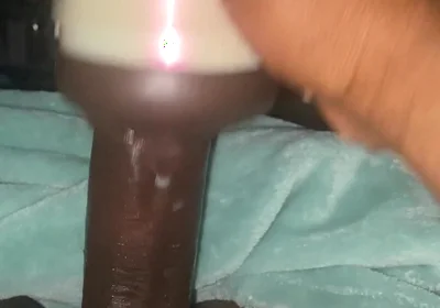 Moving Big Black Dick in Fleshlight
