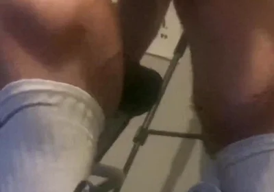 Anal Dildo Fucking in the Gym