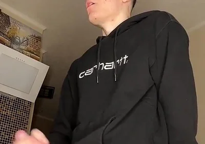 Hot Young Guy’s Cum Play