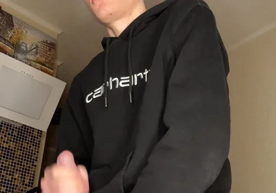 Hot Young Guy’s Cum Play