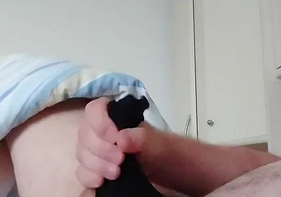 Horny Jerking off in a Black Thong for the Cock