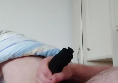 Horny Jerking off in a Black Thong for the Cock
