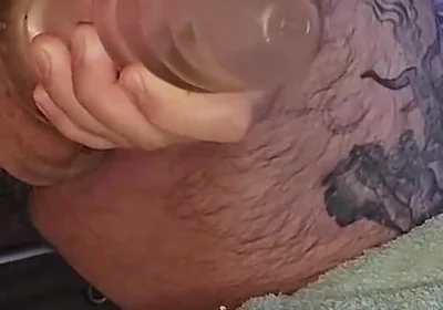 Gay Bear Tries New Toy