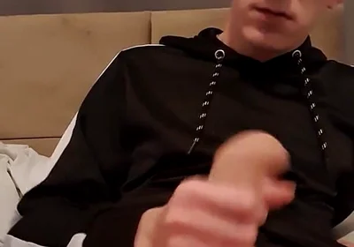 Skinny Young Lad in White Tight Boxers