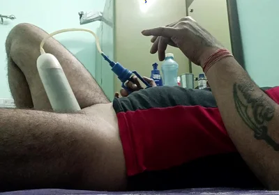 Indian desi police officer uncle gets rest and masterbation