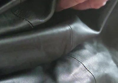Edging in a Leather Skirt