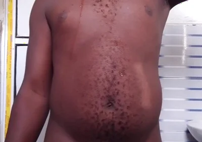 Masturbating in Bathroom