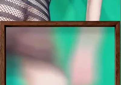 Fishnet Dress with and Without Some Panties