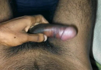 A Desi Boy Ejaculated His Big Dick Inside the Blanket
