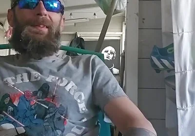 Smoking Fetish Masturbation at the Allotment
