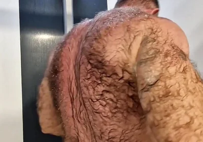 Hairy Jack Taking a Shower
