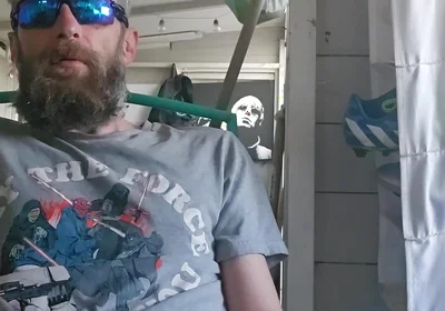 Smoking Fetish Masturbation at the Allotment