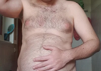 All Naked in Bathroom