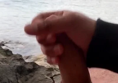 Young Solo Jerk at Lake