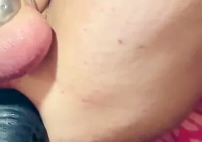 Pinky Stockings Dildo Ride