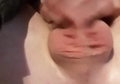 Jerking off From Above