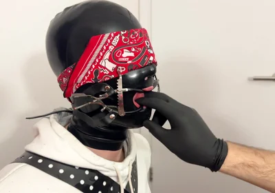 Hooded Twink Tied to the Chair