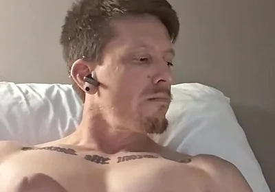 Muscular Guy Jerks off Solo with Massive Cumshot