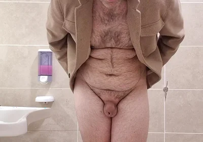 All Naked in Pubblic Bathroom